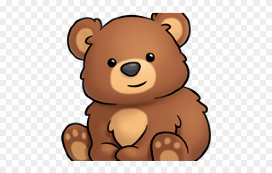 Brown Bear Clipart Red Parrot - Bear - Png Download