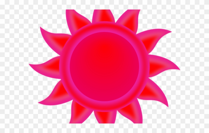 Pink Clipart Sunshine - Plantillas De Sol - Png Download