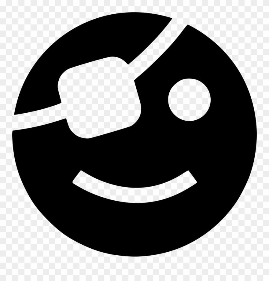 Png File Svg - Funny Pirate Icon Clipart