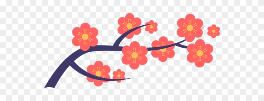 Flowers Vectors Clipart Number - Floral Design - Png Download