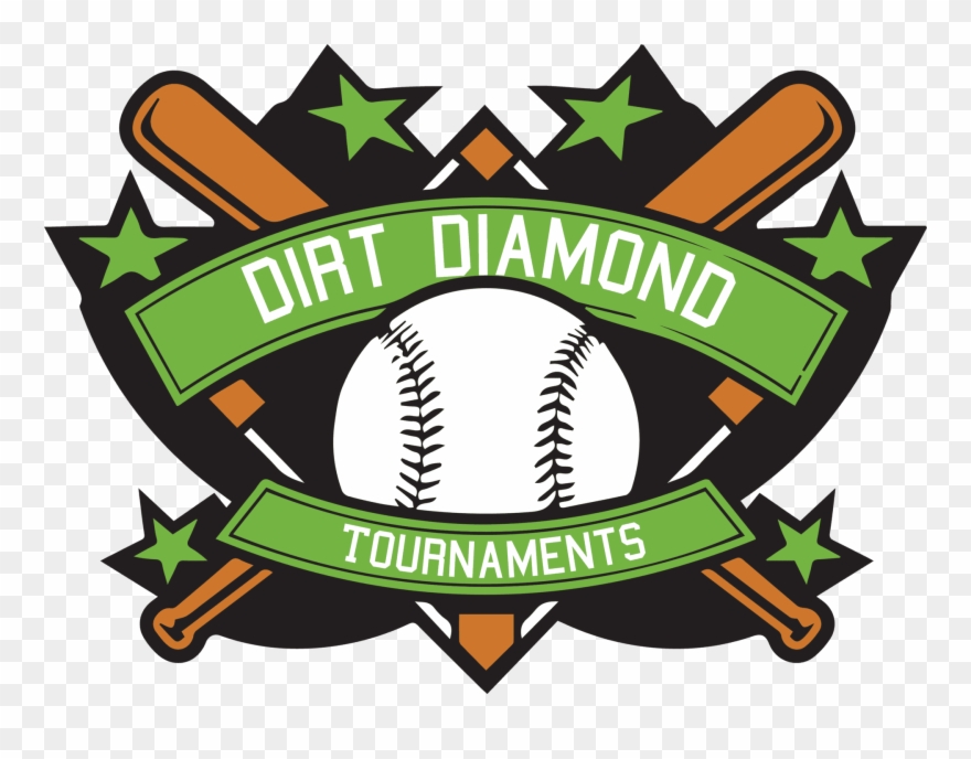 Youth Baseball League Logo Clipart