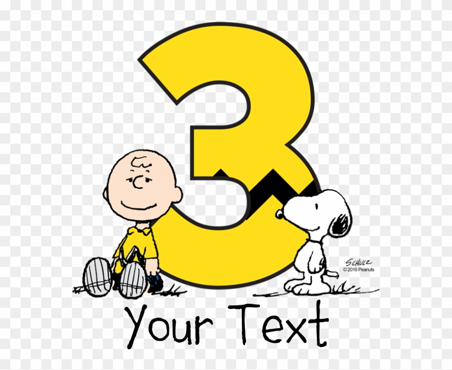 Peanuts Birthday Baseball Jersey - Charlie Brown Birthday 1 Clipart