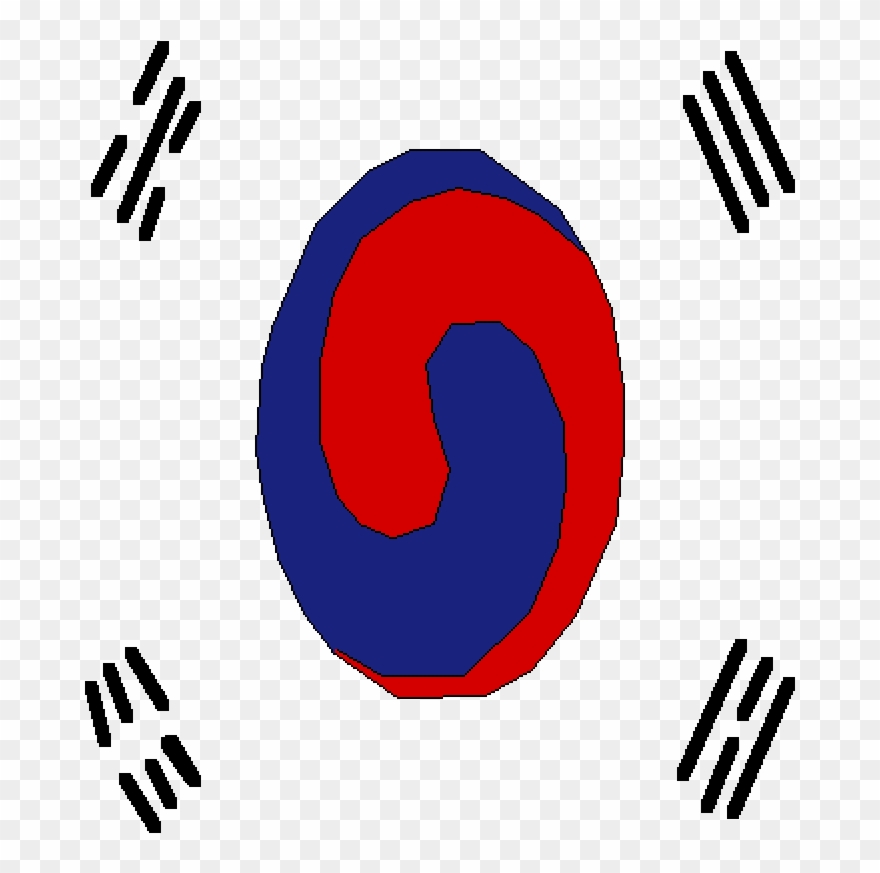 Korean Empire Flag - Korean Flag Walpaper Hd Clipart