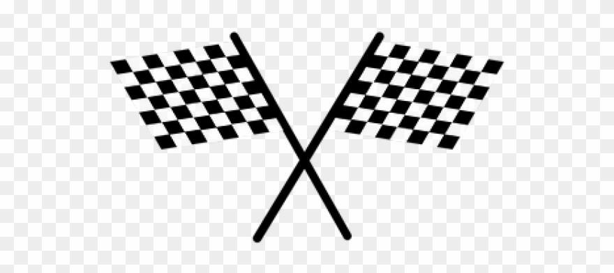 Nascar Clipart Crossed Flag - Checkered Flag Clip Art Png Transparent Png