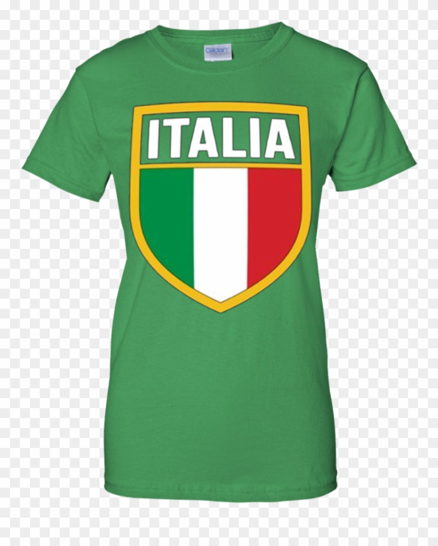 Italia Shield Logo Italy Patch Italian Flag Badge Apparel - Shirt Clipart