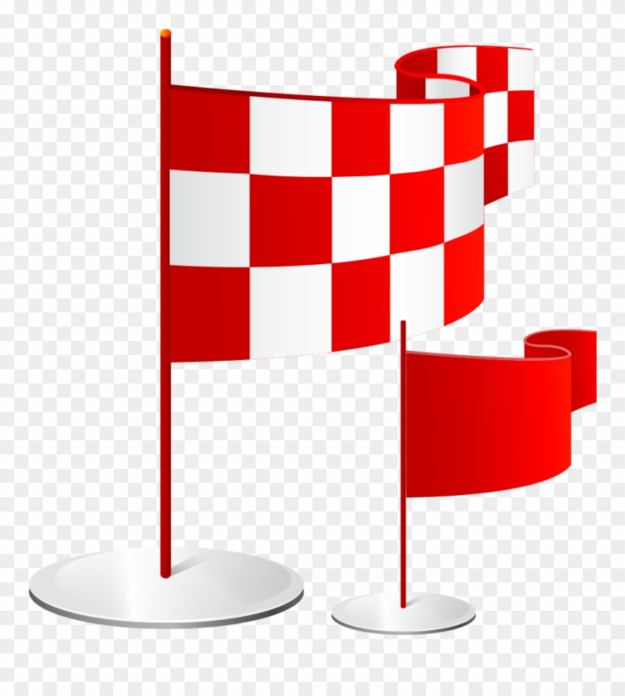 Red Flag Cartoon Drawing - Cartoon Clipart