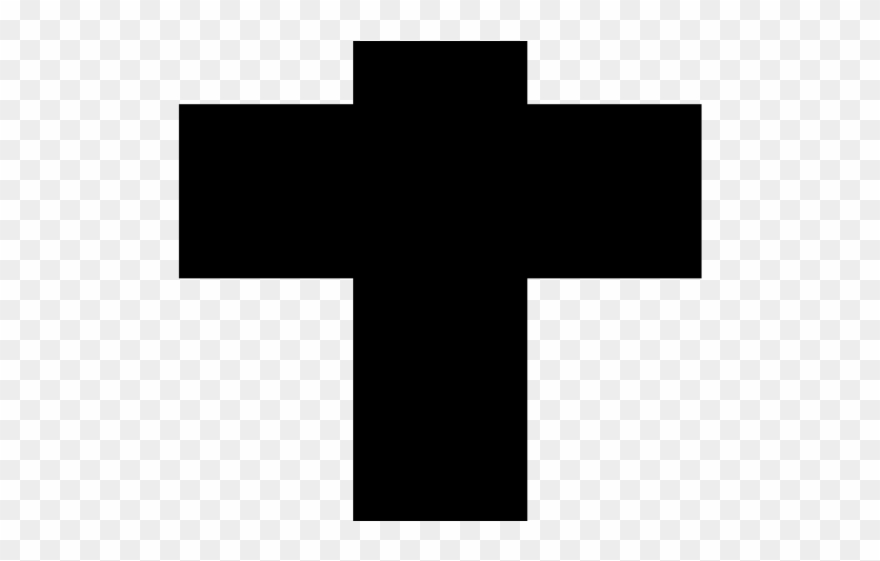 Red Cross Clipart Black And White - Cross - Png Download