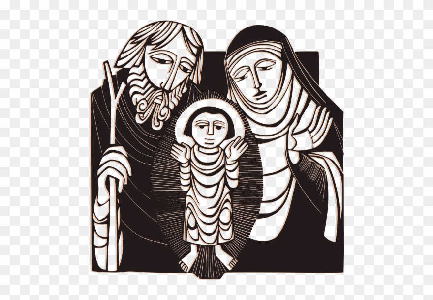 13 Nativity Vector Black Png Images - Christmas Day Clipart