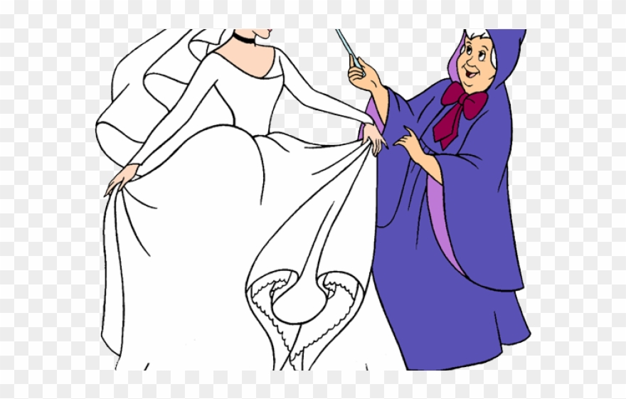 Cinderella Clipart Fairy Godmother Cinderella - Cartoon - Png Download
