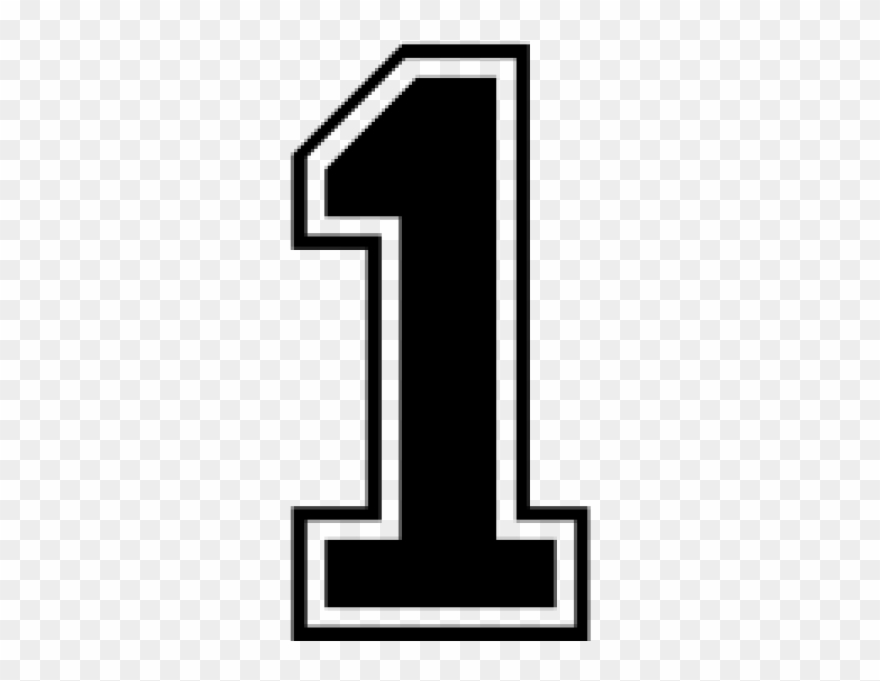 Number 1 Png Free Download - Transparent Background 1 Png Clipart