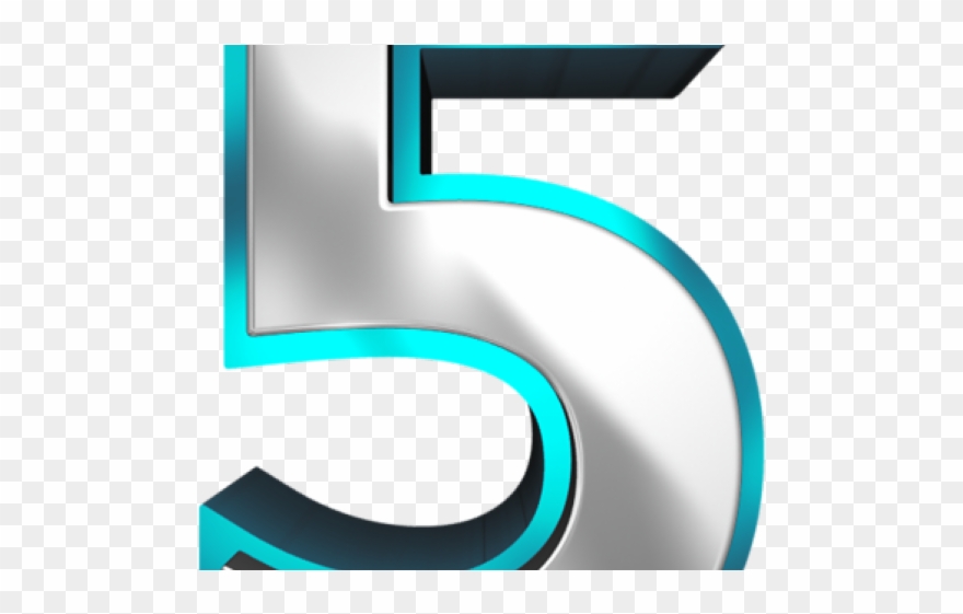 Five Clipart Individual Number - Png Download