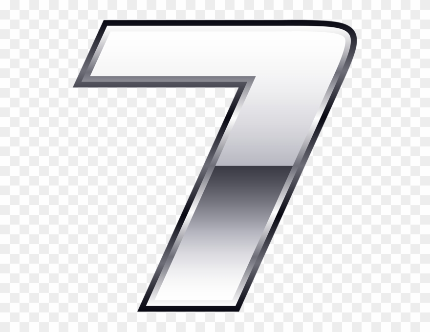 0, - Number Seven Silver Clipart