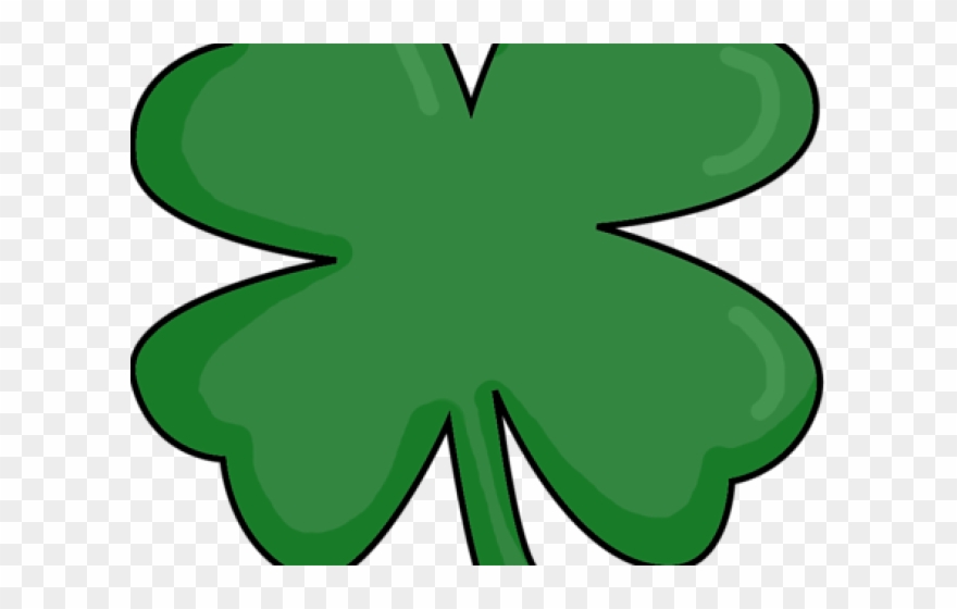 Small Clipart St Patricks Day - 4 Leaf Clover Clipart Free - Png Download