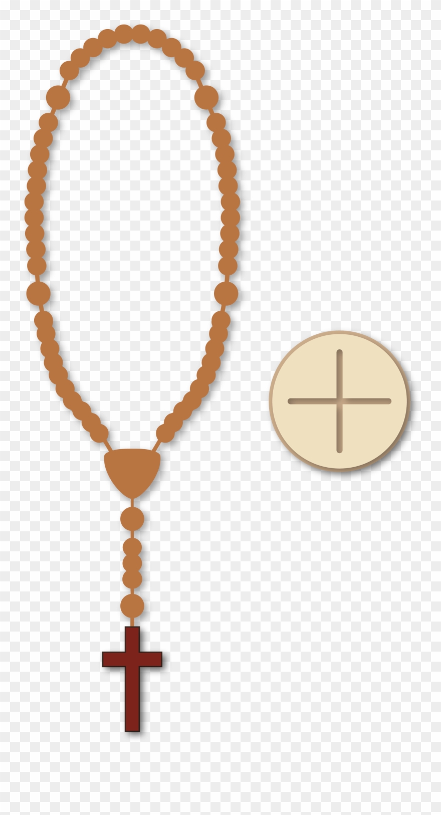 Prayer Beads , Png Download - Christian Cross Clipart