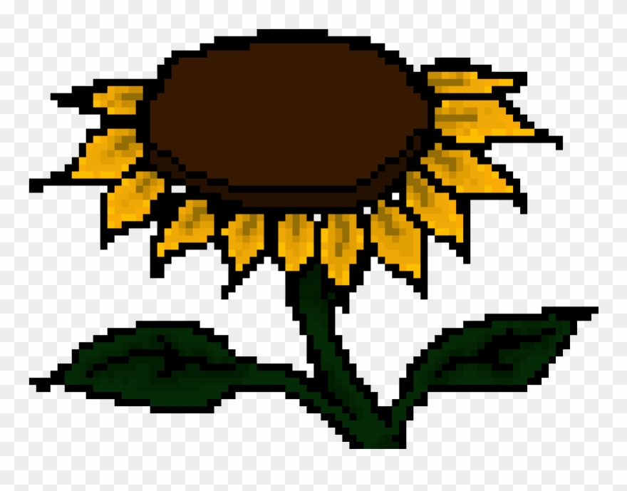 Unfinished - Sunflower Clipart