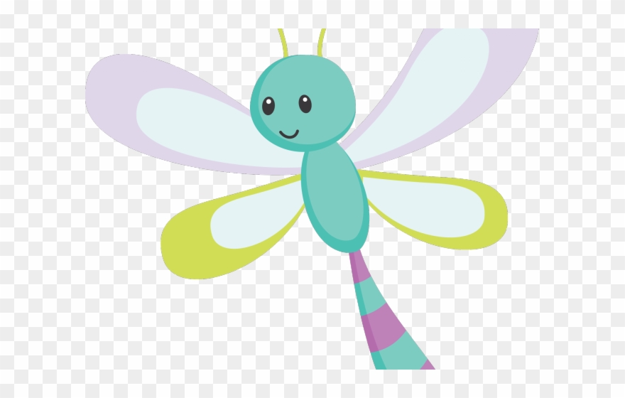 Dragonfly Clipart Printable - Cartoon - Png Download