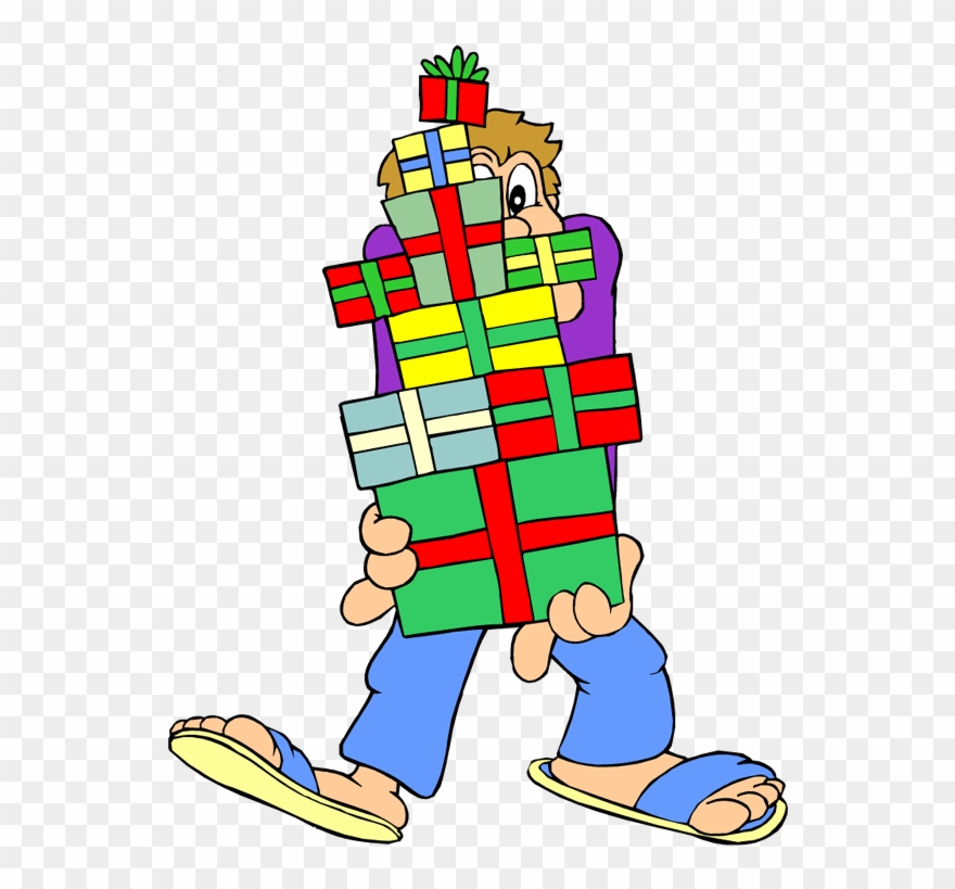 Winter And Holiday Teaching Tips And Freebies Galore - Moving Christmas Gift Clip Art - Png Download