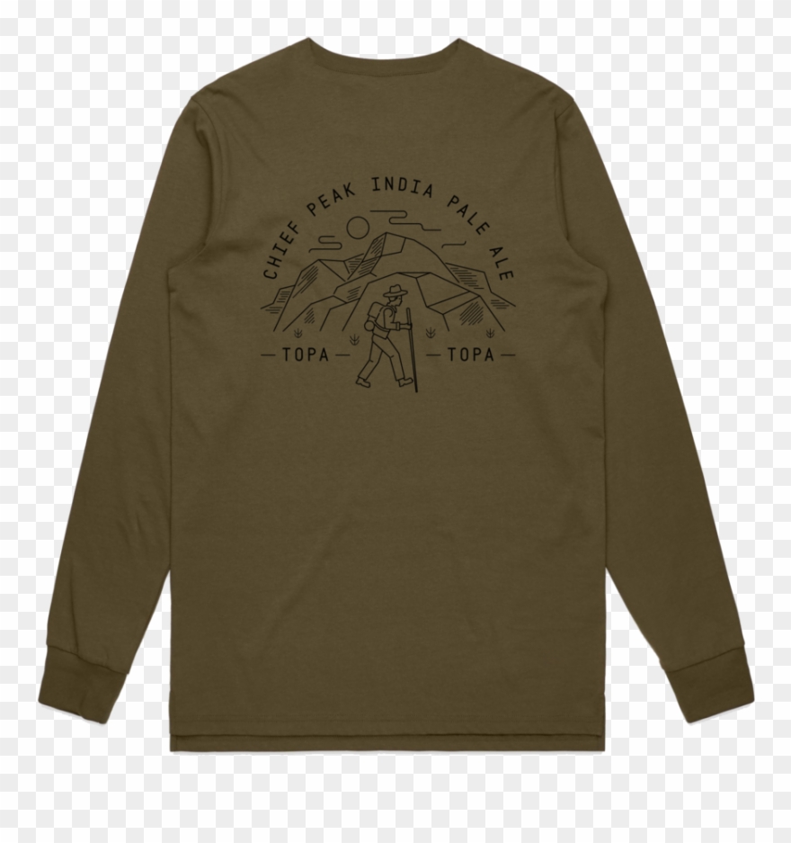 Chief Peak Ipa Longsleeve Tee - Long-sleeved T-shirt Clipart