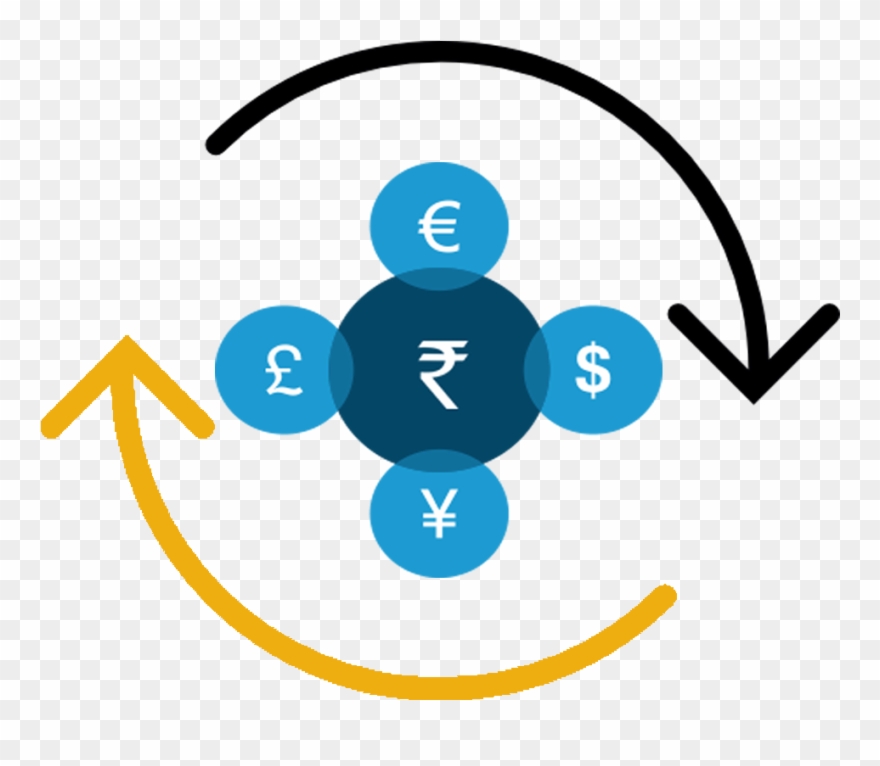 Singapore Dollar - Thin Arrow In A Circle Clipart