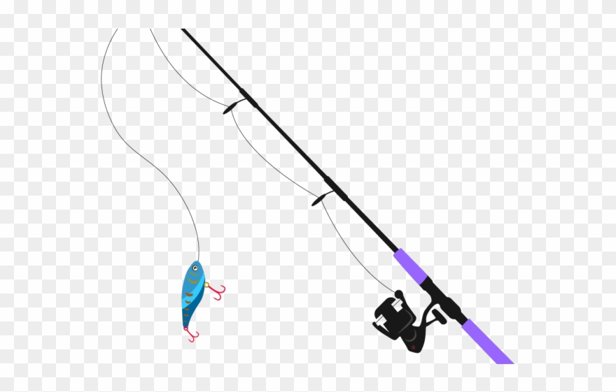 Fishing Pole Clipart Transparent Background - Fishing Transparent Background .png