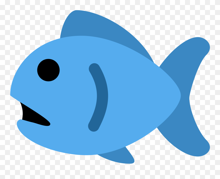 1024 X 1024 2 - Fish Emoji Twitter Clipart