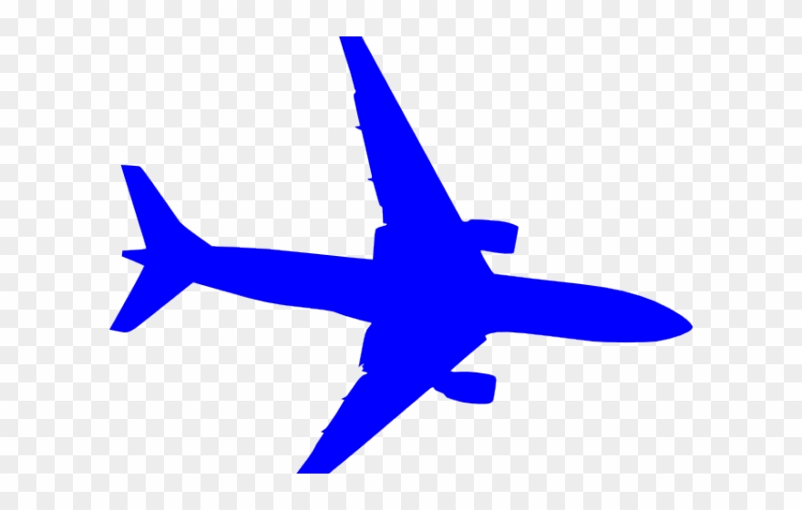 Plane Clipart Blue Angel - Airplane Vector Png Transparent Png