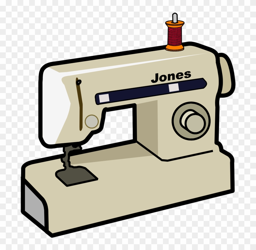 Sewing Machine Cartoon No Background - Sewing Machine No Background Clipart