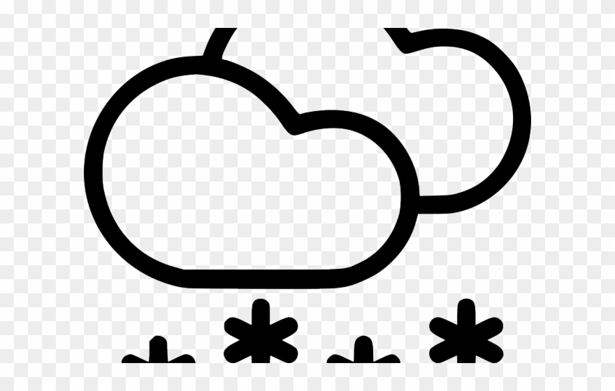 Snowfall Clipart Light Snow - Cloud Snow Png Transparent Png