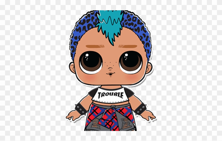 Anime Clipart Punk Boy - Lol Surprise Punk Boy - Png Download