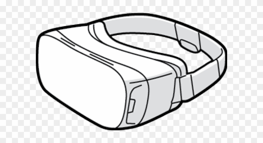 Drawn Goggles Safety - Vr Sketch Clipart