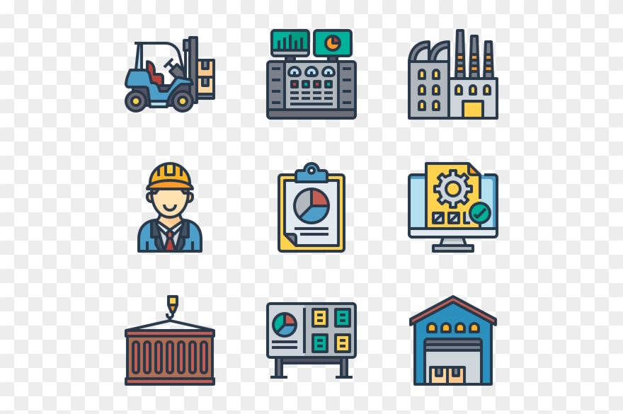 Industry And Manufacturing Clipart