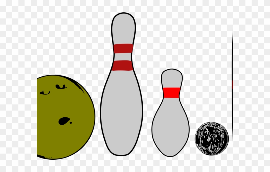 Bowling Clipart Candlepin Bowling - Candlepin Bowling Pins - Png Download