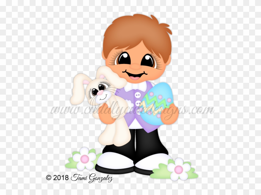 Easter Boy - Cartoon Clipart