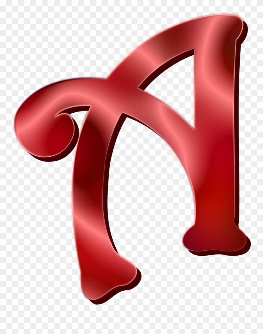 Big Image - Letter A Text Png Clipart