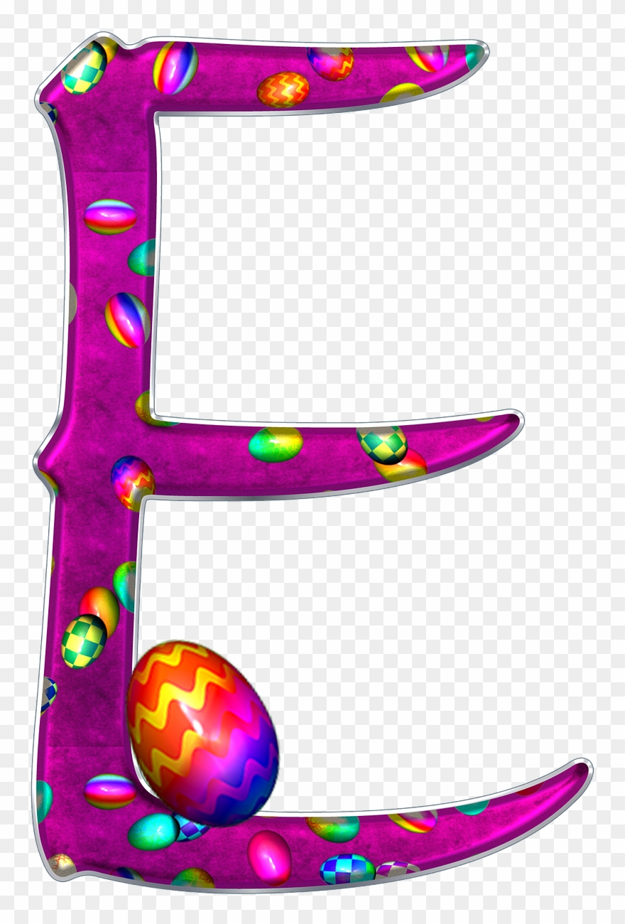 Alphabet Letter Initial - Alfabeto Pascoa Clipart