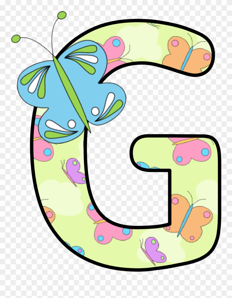 Ch B *✿* Alfabeto Mariposas De Kid Sparkz - Clip Art Letters - Png Download