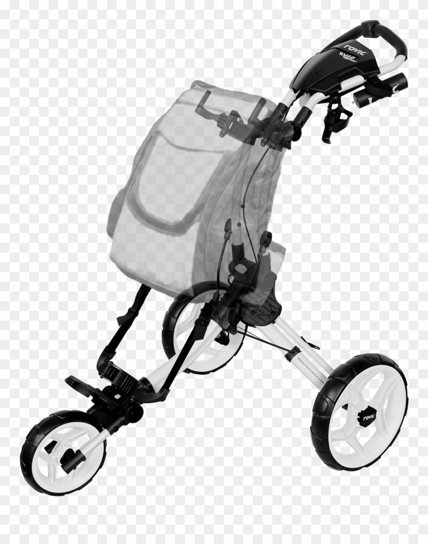 Rovic Rv1d Disc Golf Cart - Rovic Disc Golf Cart Clipart