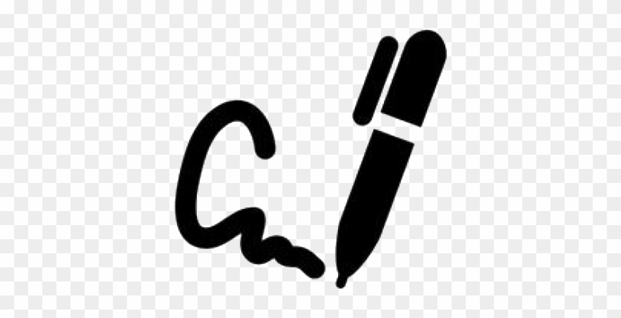 Download - Digital Signature Icon Clipart