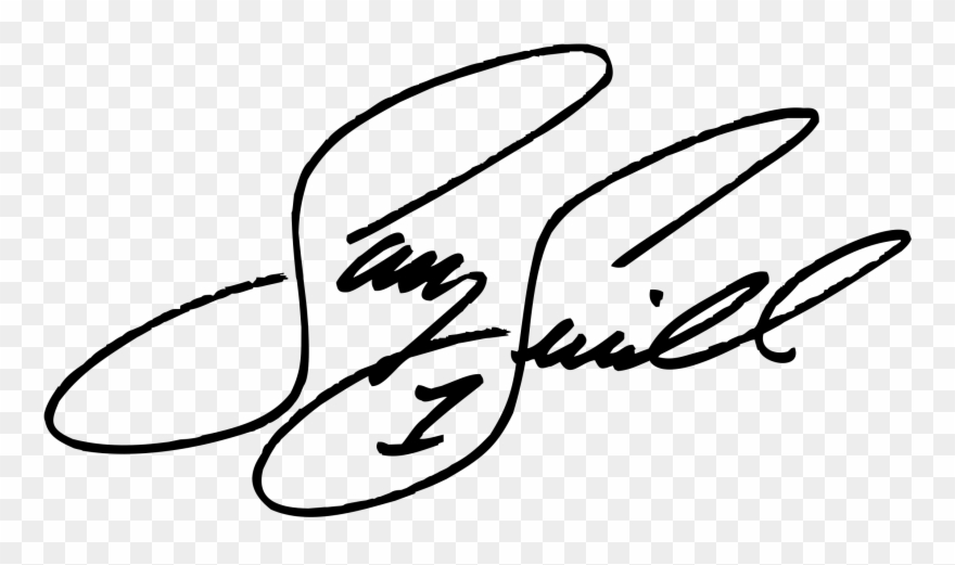 Vector Library Stock Sammy Swindell Signature Logo - Sammy Signature Clipart