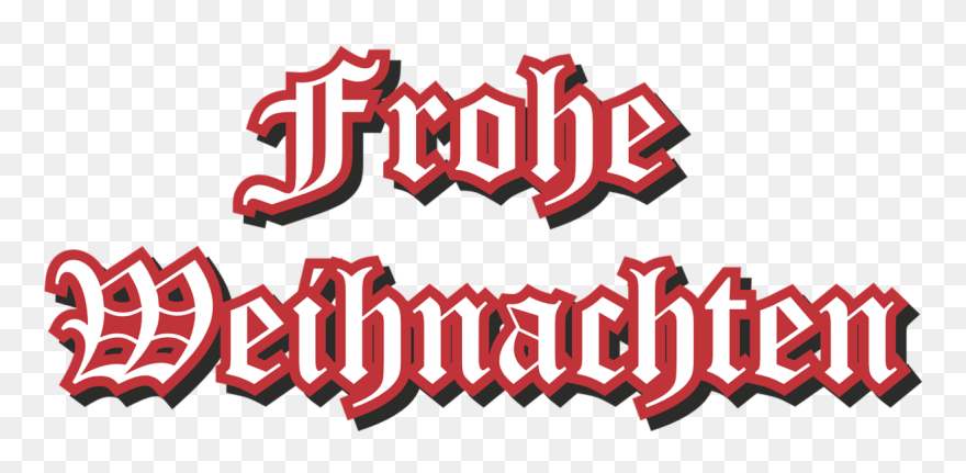 Frohe Weihnachten Schriftzug Png - Christmas Day Clipart
