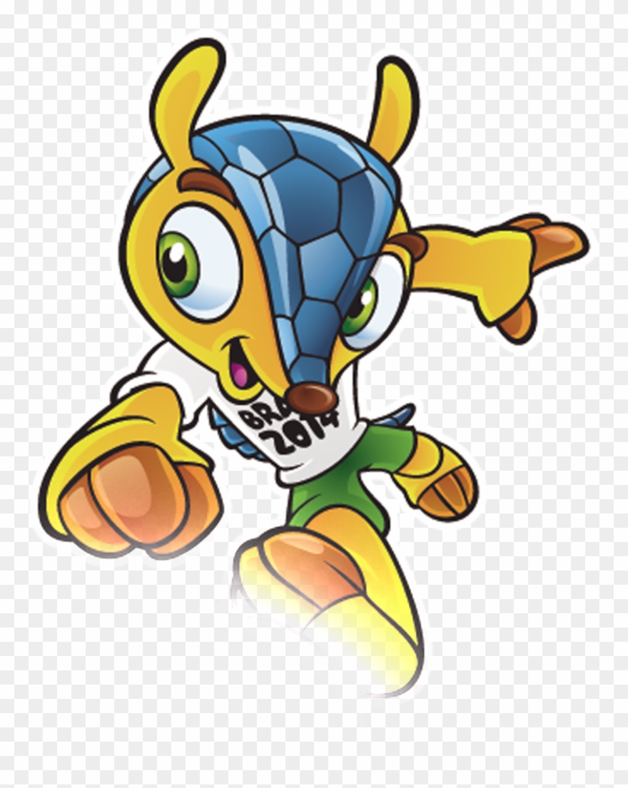 Un Personnage De Dessin Animé - Brazil World Cup 2018 Mascot Clipart