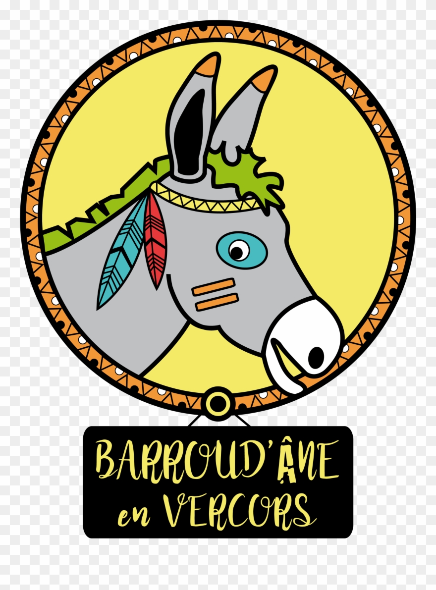 Barroud'âne En Vercors Est Situé Au Cœur Du Parc Naturel - Cartoon Clipart