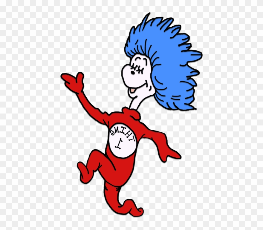 Free Png Download Dr Seuss Cat In The Hat Clip - Thing Dr Seuss Svg Transparent Png