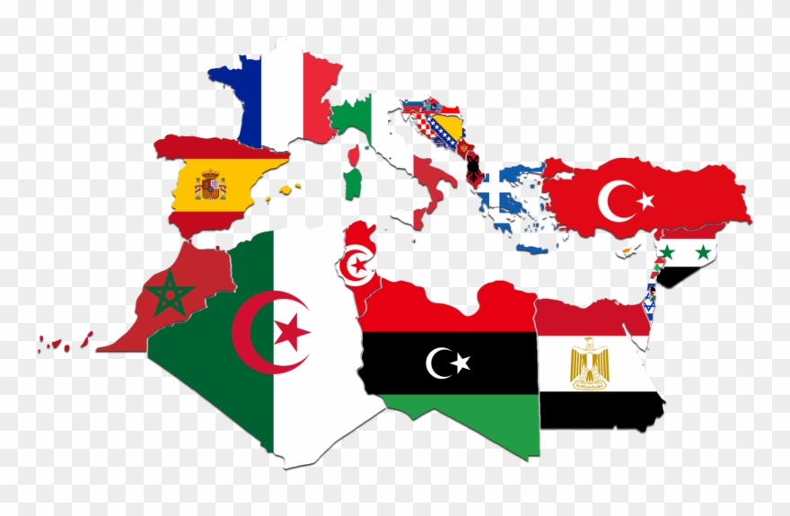 If The Channel Is Interrupted, The Reason Is Out Of - Flags Of The Mediterranean Clipart