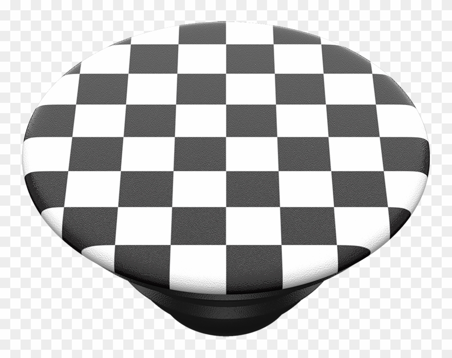 Checker Black, Popsockets - Black And White Popsocket Clipart