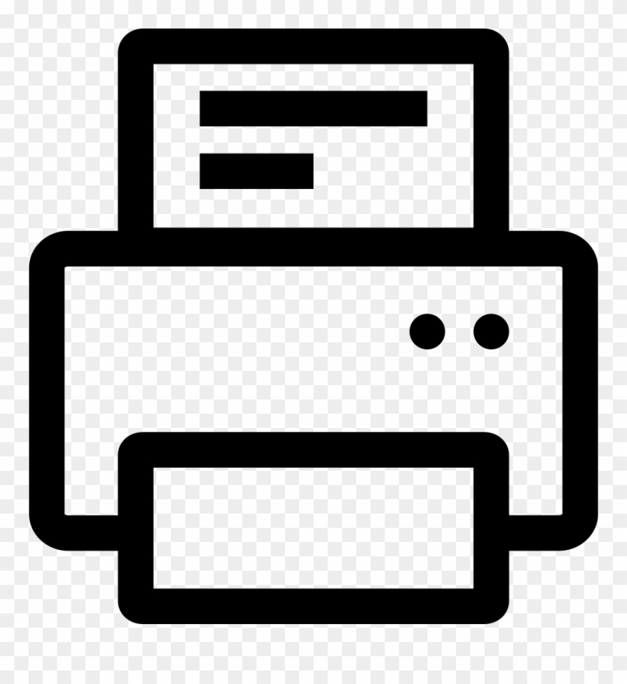 Png File - Icon Printer Clipart