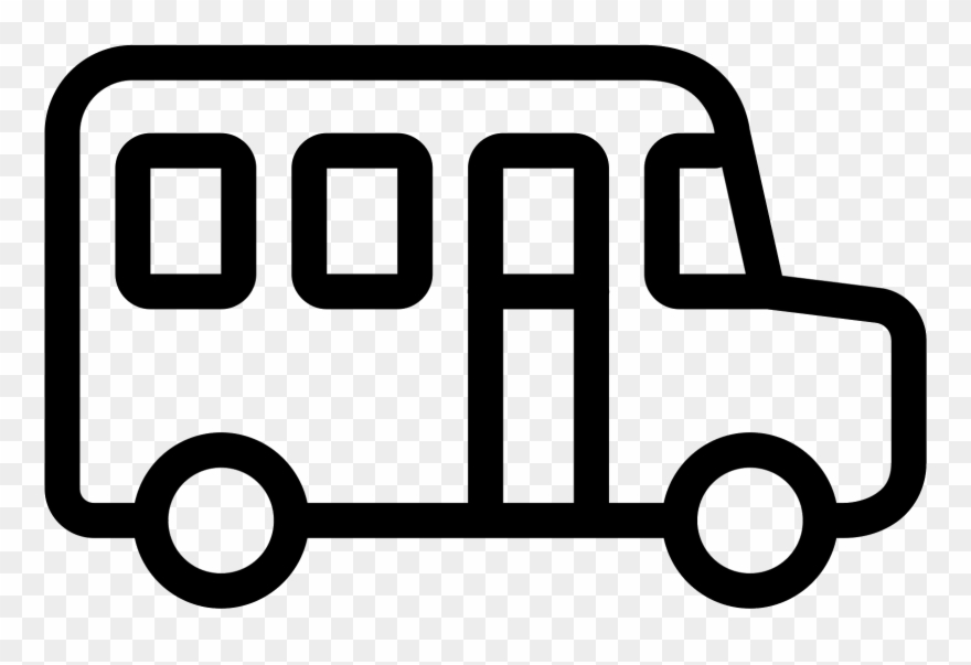 Minibus Cones Download Gratuito Em Png E - Car Icon Svg Clipart