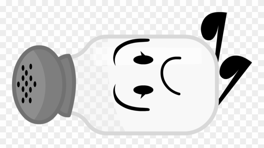Salt Shaker By Ultraboldore72 - Salt Shaker With Face Png Clipart