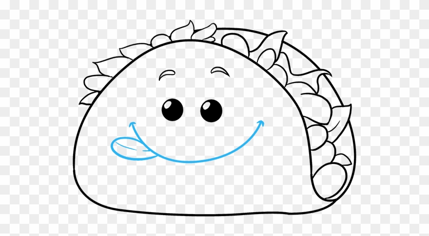 680 X 678 4 - Easy Drawing Of Tacos Clipart