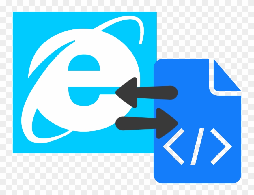 Change “view Source” Editor In Internet Explorer And - Explorer Spoof Logo Internet Clipart